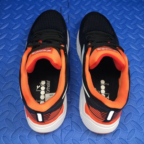 Diadora Blueshield Mythos Vigore Womens Shoes Size 10 Running Black Red Sneakers - Picture 7 of 11